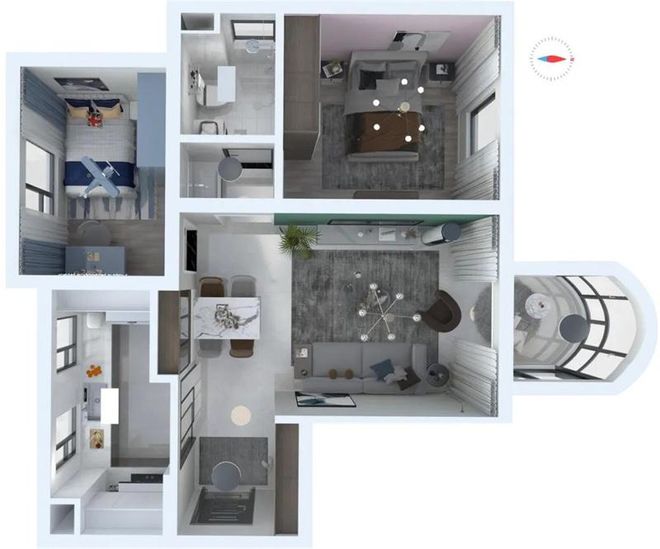 老兩口的生活叫人羨慕，93平米現(xiàn)代簡約裝修，立馬價(jià)值翻百倍！