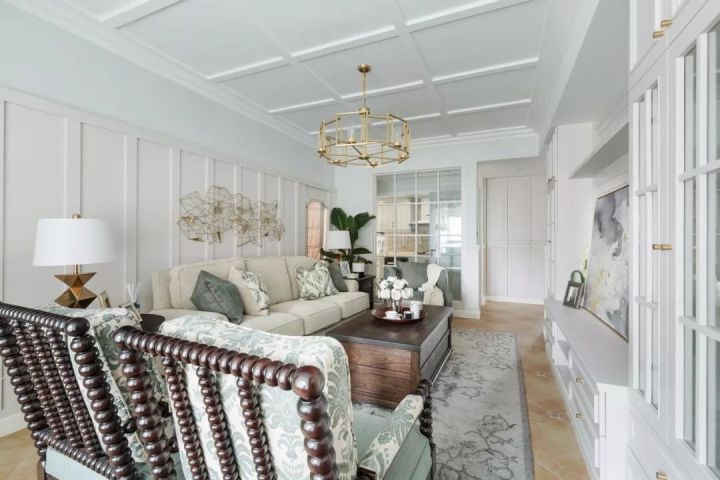 【百變空間】135平方美式裝修風格案例介紹，明亮精美的美式裝修