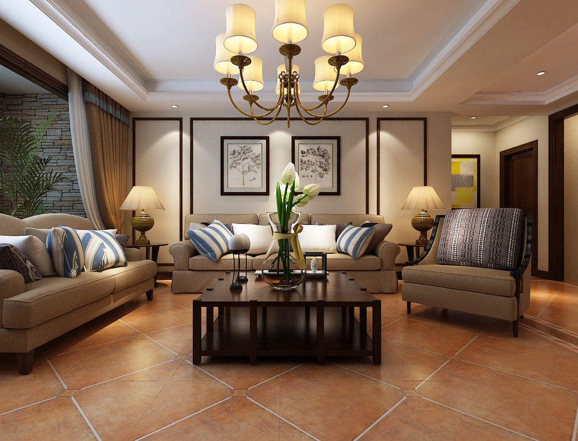 美式復古風格裝修圖片_現(xiàn)代美式風格土巴兔裝修效果圖_美式風格裝修