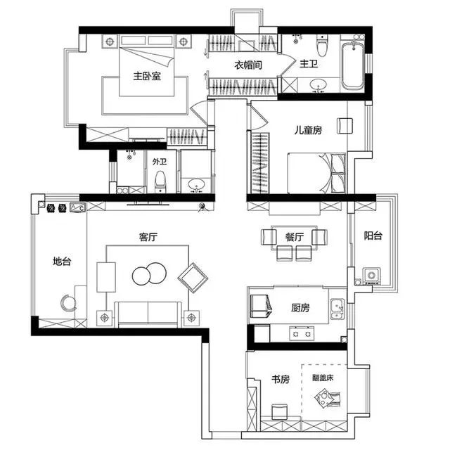86㎡驚艷北歐風裝修，業(yè)主與設計師“異地戀”修成正果！