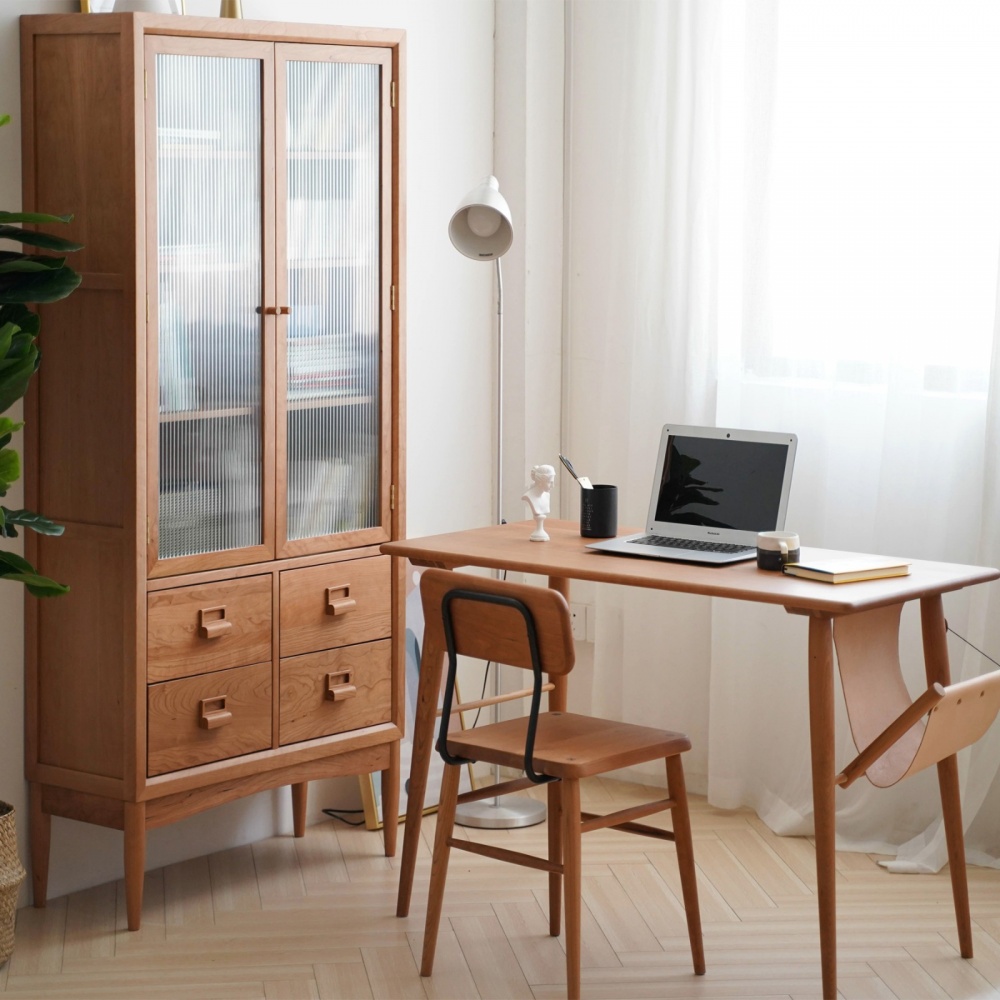 功能區(qū)裝修效果圖書(shū)房選用這些實(shí)木家具，打造閱讀日式功能區(qū)設(shè)計(jì)圖片賞析