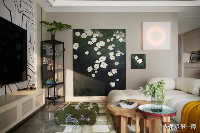 房屋浪漫布置圖片(95平米法式風格裝修，輕奢浪漫居所，姐妹們的夢想小家)(圖3)