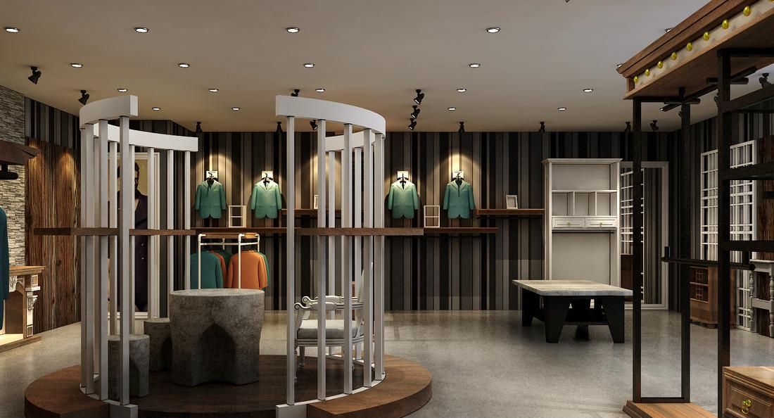 淘寶導(dǎo)航店招店標裝修素材psd_服裝店裝修_有做原生態(tài)粥店和湯店的店的裝修