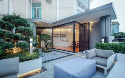 40平大露臺(tái)怎么打造花園,40平露臺(tái)花園實(shí)景圖片欣賞