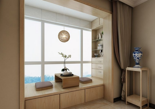 陽(yáng)臺(tái)榻榻米效果圖，陽(yáng)臺(tái)榻榻米布局