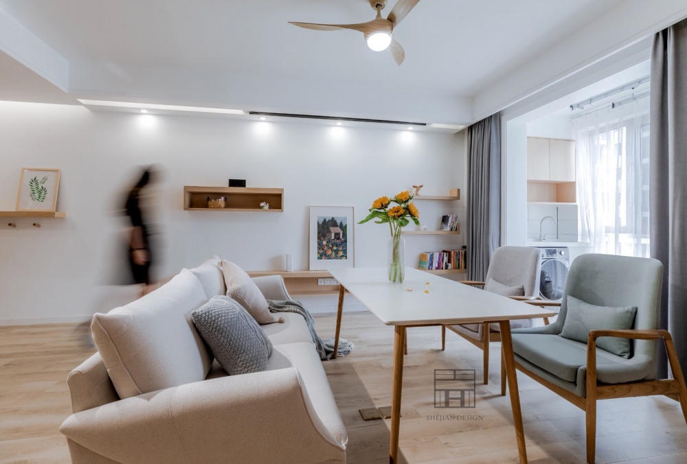 客廳窗簾裝修效果圖出來混，總是要回家的日式客廳設(shè)計圖片賞析