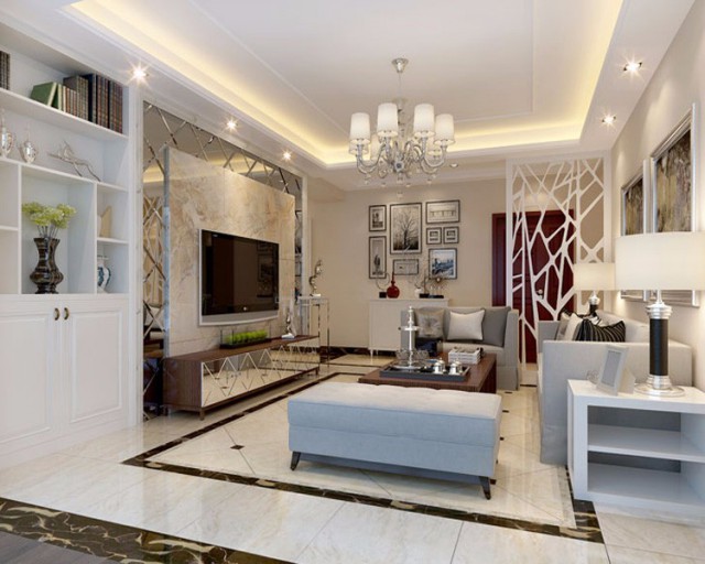 寶能城現(xiàn)代簡約風格裝修效果圖