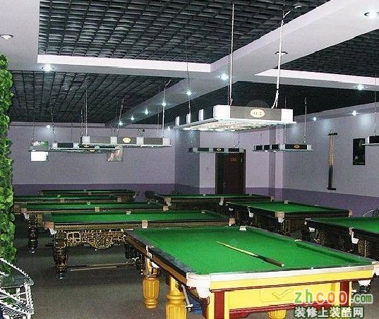 臺(tái)球廳裝修布置，桌球廳如何裝修好？