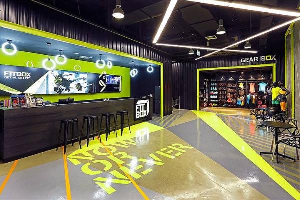 上海，健身房裝修，設(shè)計