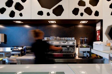 咖啡店裝修效果圖 來自葡萄牙的幾何藝術空間