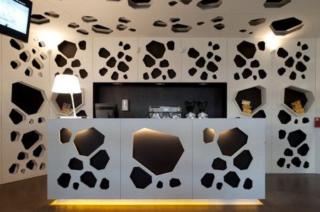 咖啡店裝修效果圖 來自葡萄牙的幾何藝術空間
