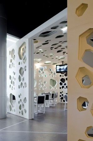 咖啡店裝修效果圖 來自葡萄牙的幾何藝術空間