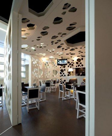 咖啡店裝修效果圖 來自葡萄牙的幾何藝術空間