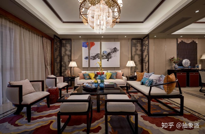 中式書房裝修實景圖_書房裝修效果簡約圖_中式書房裝修效果圖