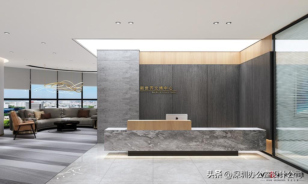 深圳福田開放辦公室裝修設(shè)計(jì)-長(zhǎng)龍港集團(tuán)辦公室裝修效果圖-5000m