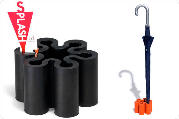 巧妙利用雨傘架，雨天也有好心情