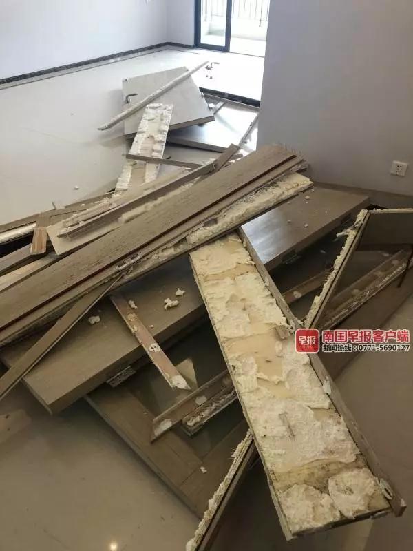 裝修標(biāo)準(zhǔn)3000元/㎡，剛交付精裝房門卻填充紙皮、嚴(yán)重發(fā)霉！