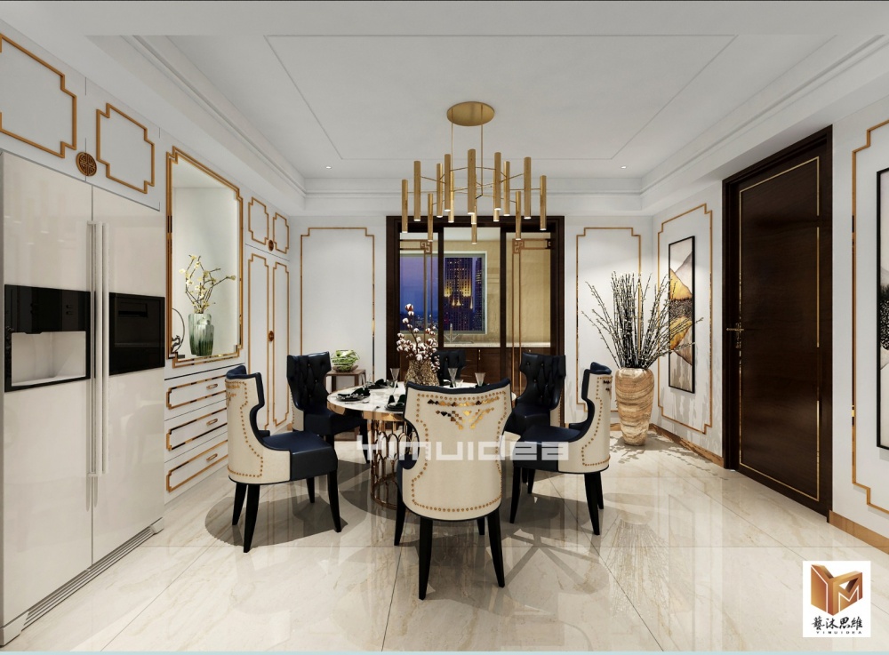 廚房窗簾裝修效果圖觀瀾潮流混搭餐廳設計圖片賞析