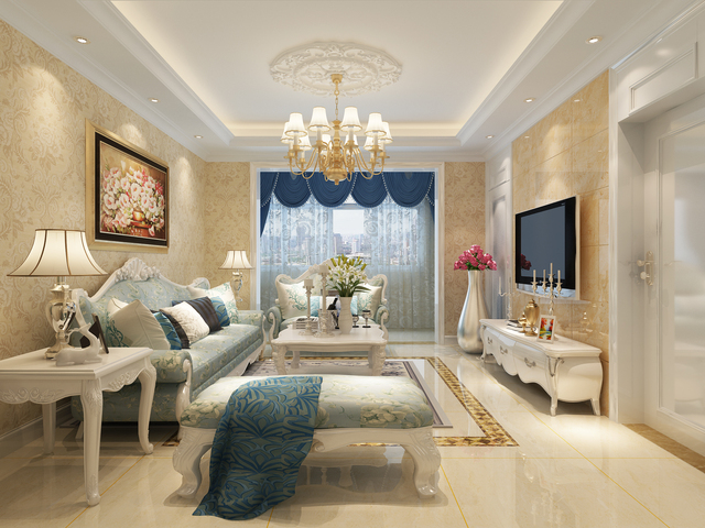 裝修效果圖大全2020客廳最新奢華硬裝效果圖片，完美搭配值得參考！