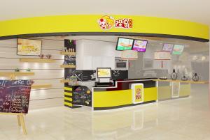 鄭州陛夏奶茶店裝修效果圖,鄭州奶茶店設(shè)計(jì)公司，鄭州奶茶店設(shè)計(jì)案例