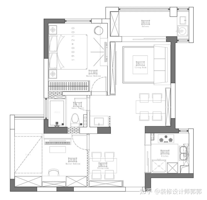 不會看裝修平面圖？一張圖教會你