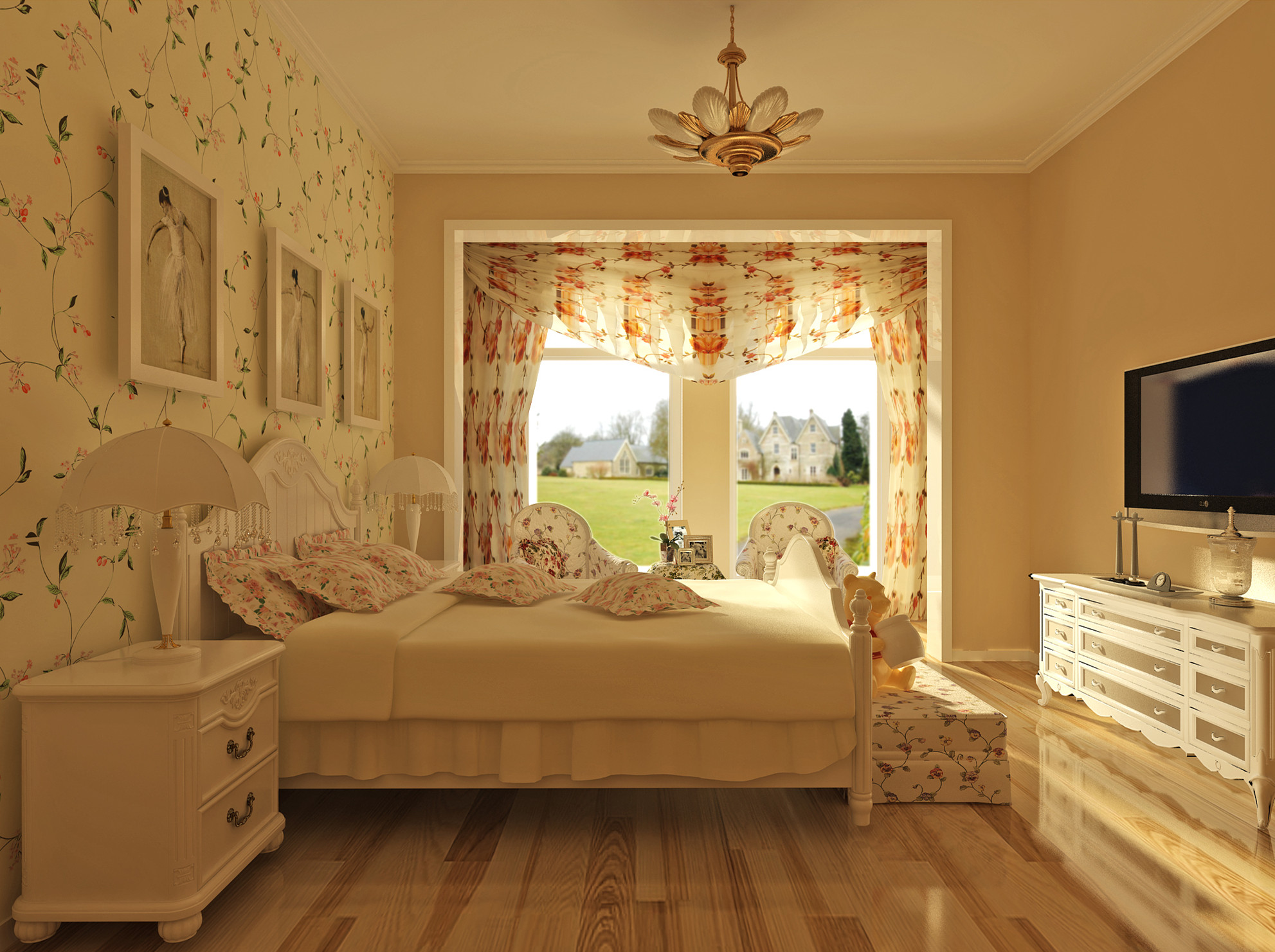 田園風(fēng)格裝修圖片大全，田園風(fēng)格裝修圖片案例