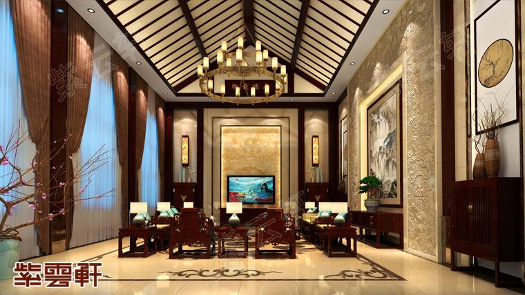 北京釣魚臺別墅豪宅古典中式風(fēng)格裝修案例，華美溫馨古典優(yōu)雅