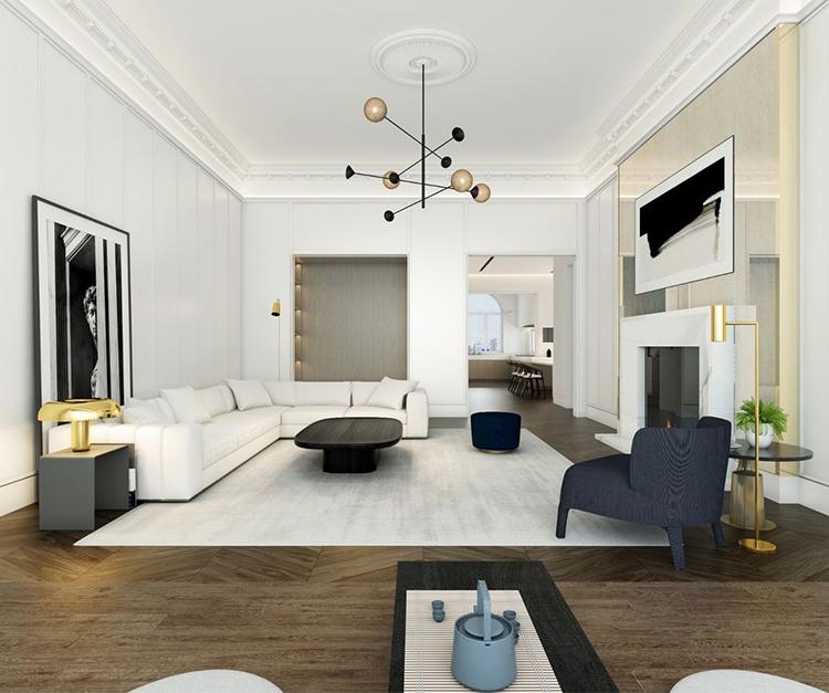 382平米的房這樣裝修，空間大了1倍，裝修只花了68萬！-北京城建龍樾灣別墅裝修