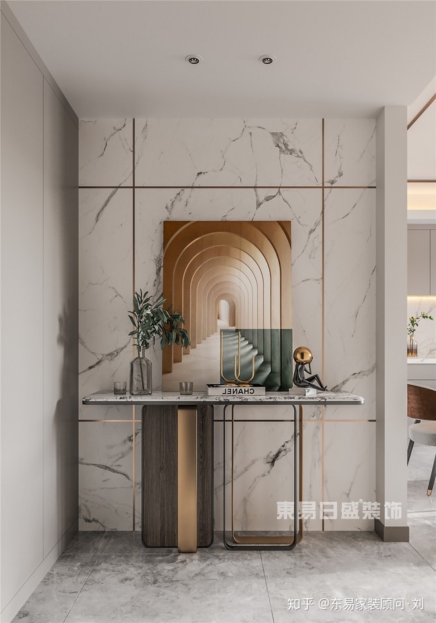 玄關(guān)別再只放鞋柜了，這樣時尚的玄關(guān)設(shè)計更值得借鑒