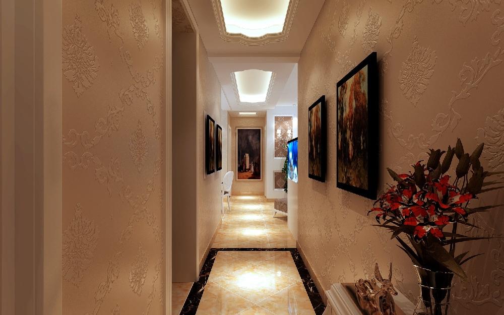 過道裝修設(shè)計效果圖，簡約風格裝修效果圖過道