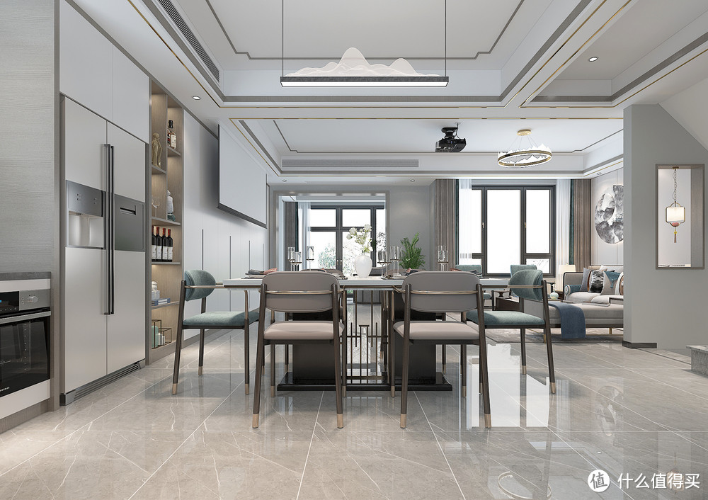 看南通夫妻的新中式風(fēng)格裝修，那叫一個高級，全屋清爽，超級治愈