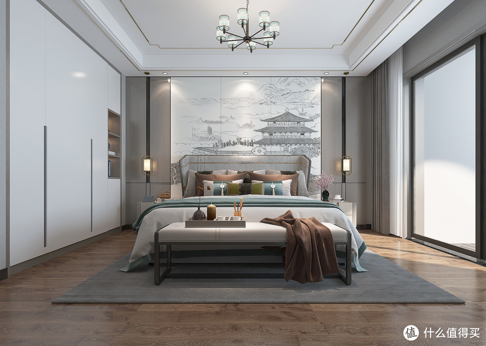 看南通夫妻的新中式風(fēng)格裝修，那叫一個高級，全屋清爽，超級治愈