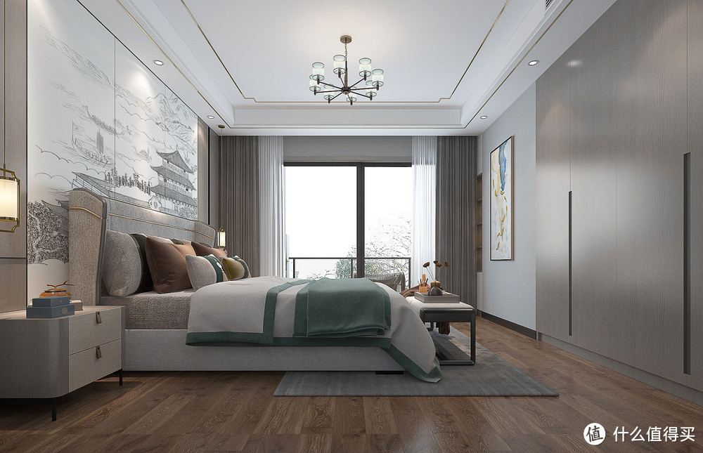 看南通夫妻的新中式風(fēng)格裝修，那叫一個高級，全屋清爽，超級治愈