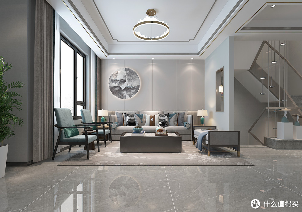 看南通夫妻的新中式風(fēng)格裝修，那叫一個高級，全屋清爽，超級治愈