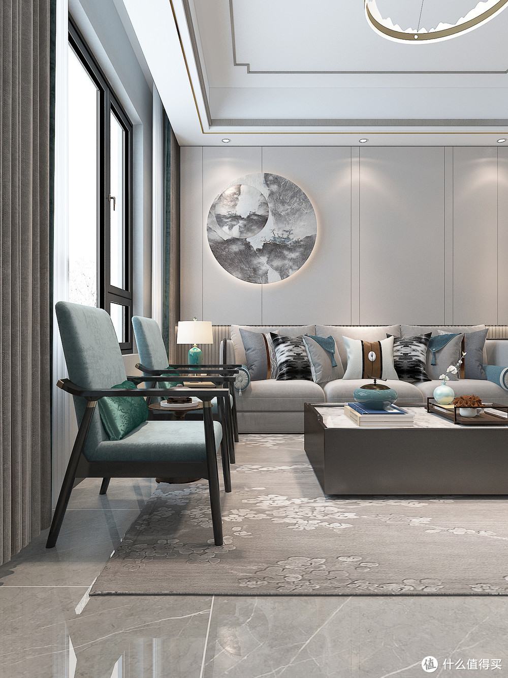 看南通夫妻的新中式風(fēng)格裝修，那叫一個高級，全屋清爽，超級治愈