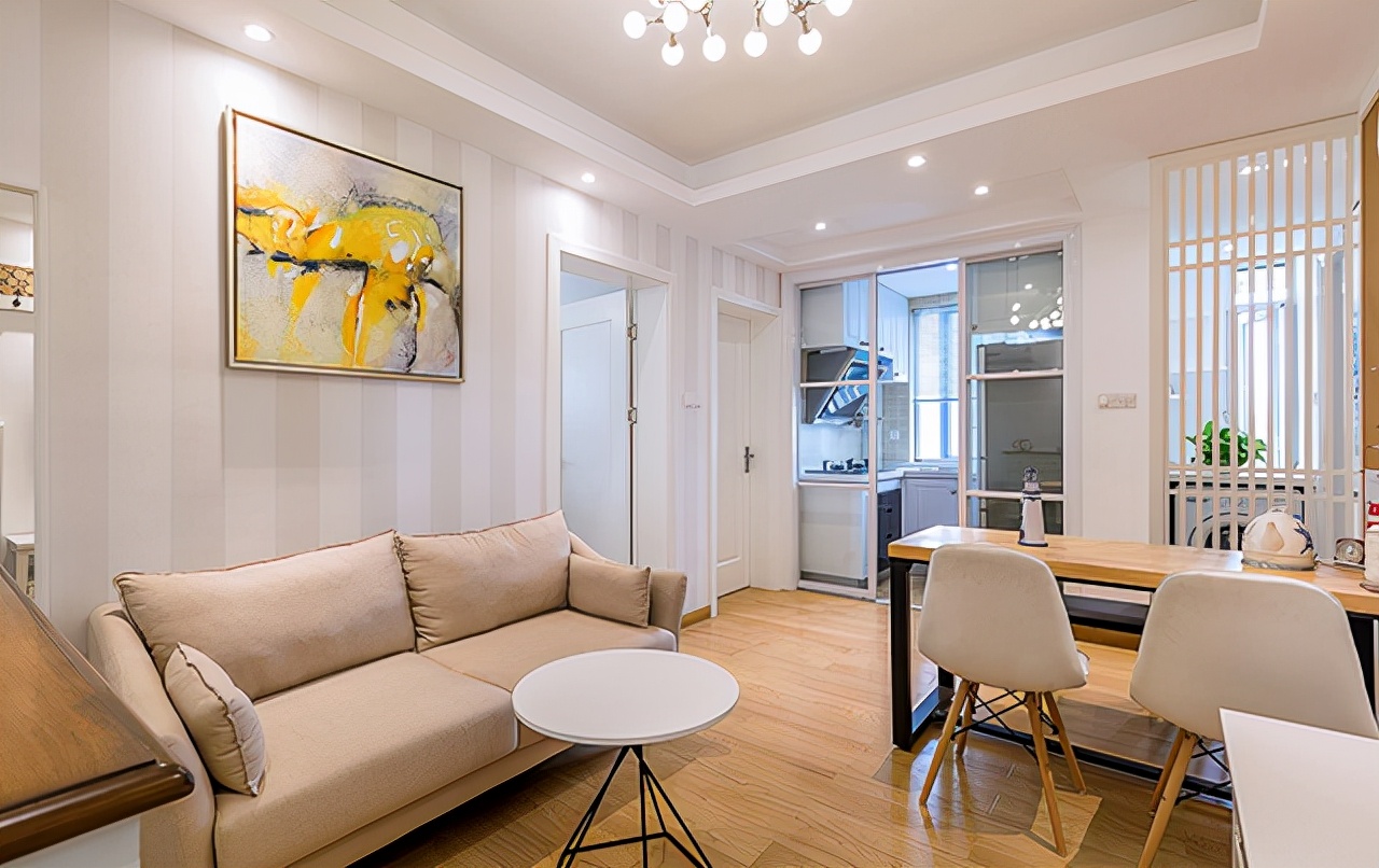 50平米兩室一廳裝修效果圖，小戶型裝修也要時(shí)尚有個(gè)性！