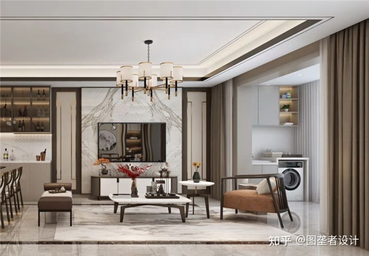 2022年裝修流行這樣裝了，輕奢中帶著新中式風(fēng)格，簡(jiǎn)約又奢華！