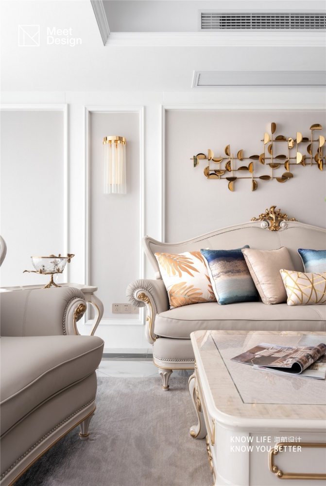 客廳窗簾裝修效果圖優(yōu)雅歐式，帶你探秘融化在奶油里歐式豪華客廳設計圖片賞析