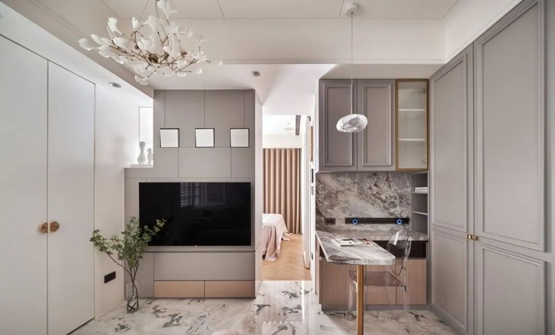 愛了！30㎡法式風(fēng)格家，有大浴室、梳妝臺(tái)，閨蜜大贊