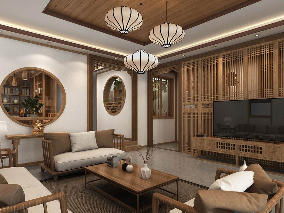 中年人的新家，在裝修設(shè)計時，不妨造一個禪意茶室，生活愜意