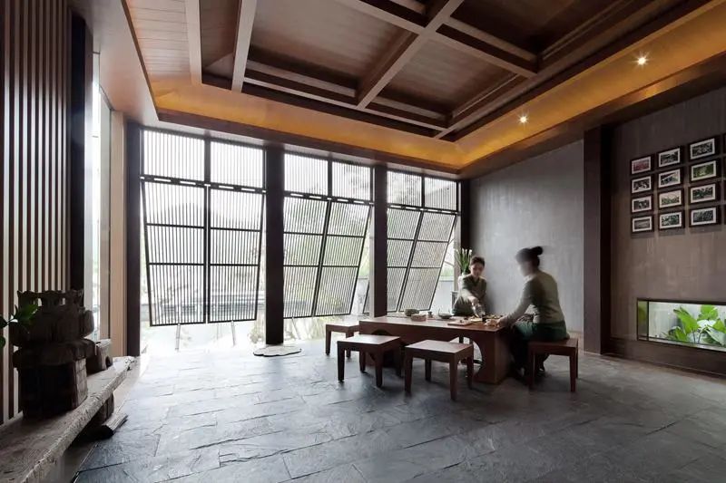 會所中式裝修_會所裝修_中式獨桌餐飲會所裝修