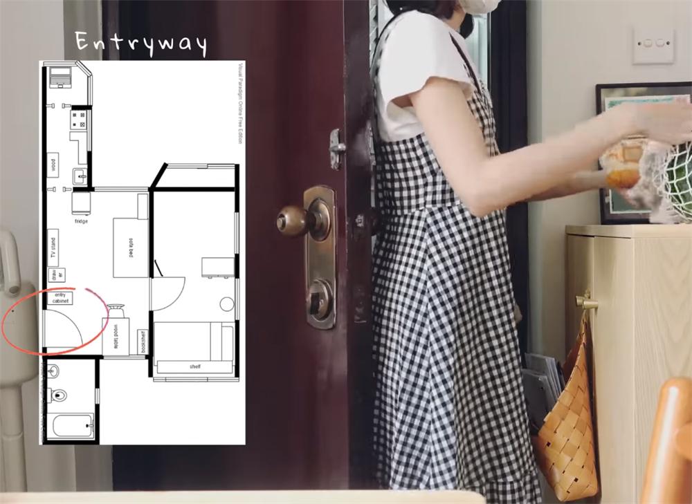 29歲姑娘獨居26㎡小家1年，面積雖小卻南北通透，一人住真的太爽