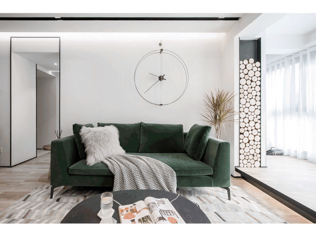 曬89㎡北歐風(fēng)公寓，混搭輕奢質(zhì)感的三室二廳二衛(wèi)設(shè)計(jì)，功能齊全還是小區(qū)最美的家