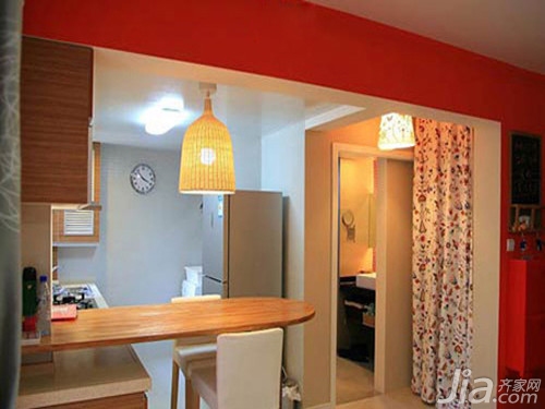 54平米裝修效果圖欣賞 讓小戶(hù)型華麗轉(zhuǎn)身0