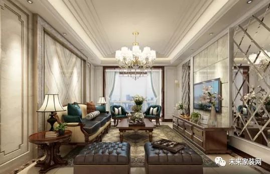 簡(jiǎn)歐風(fēng)格裝修效果圖設(shè)計(jì)，內(nèi)斂的奢華質(zhì)感讓空間更有品位！