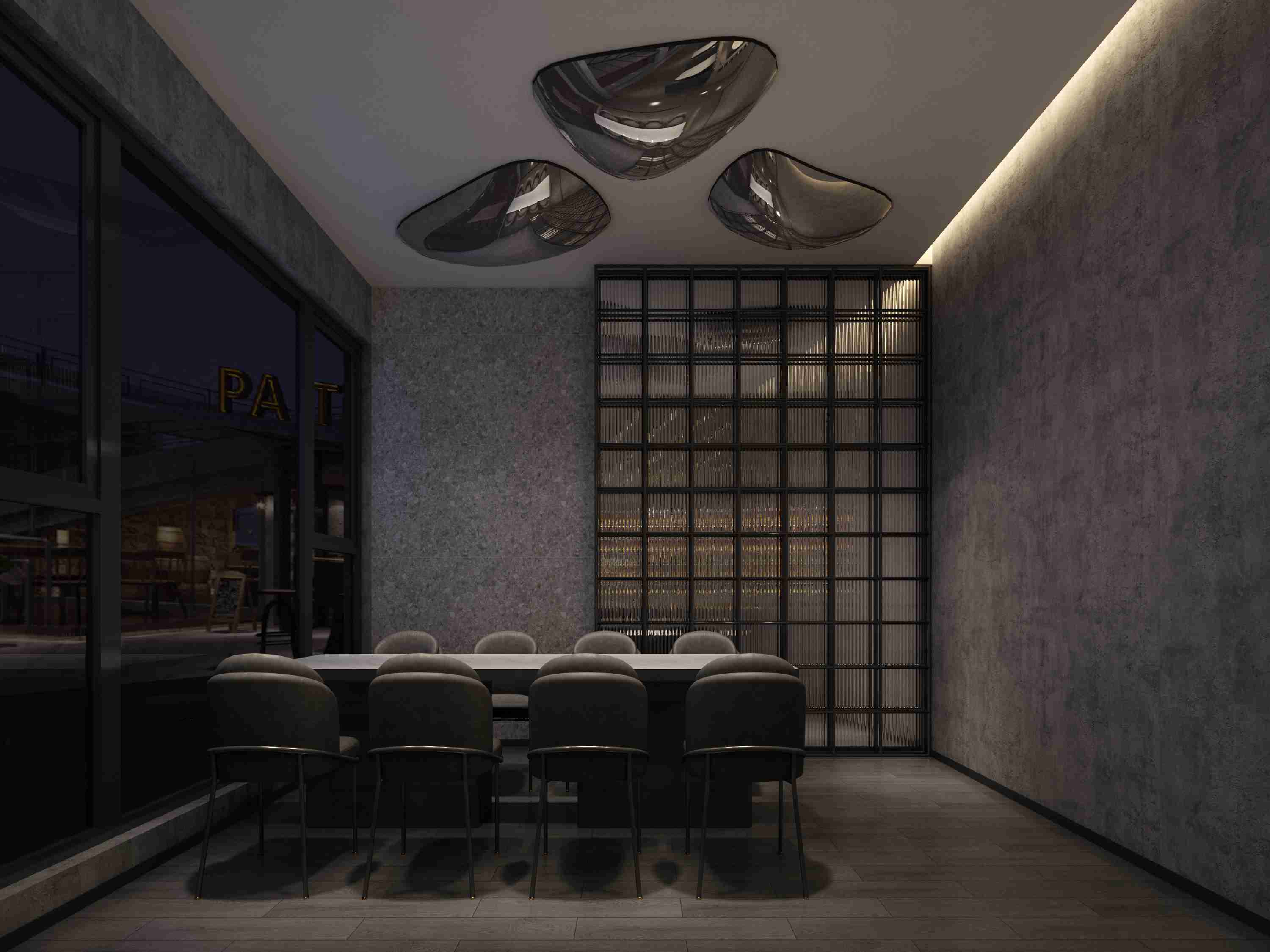 南沙400㎡餐飲門頭裝修設(shè)計，廣州壹零柒41天完成設(shè)計籌辦!