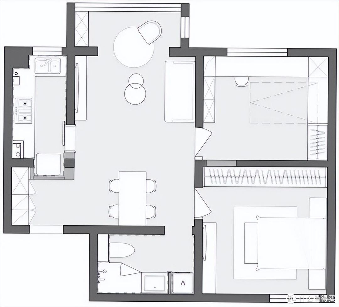 我也想給父母裝一套這樣的養(yǎng)老房，不用多豪華，簡潔舒適就夠了