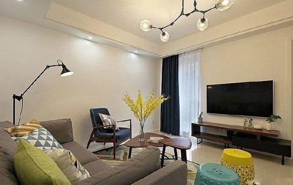 溫馨舒適的小兩房裝修，很時尚的北歐風(fēng)空間，餐廳裝修特別實用