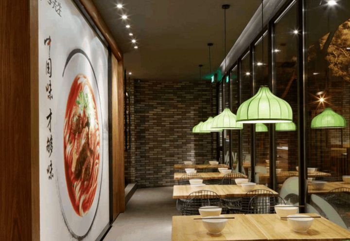 牛肉面餐廳平面布局設(shè)計(jì)，裝修施工效果，對品牌店影響有多大