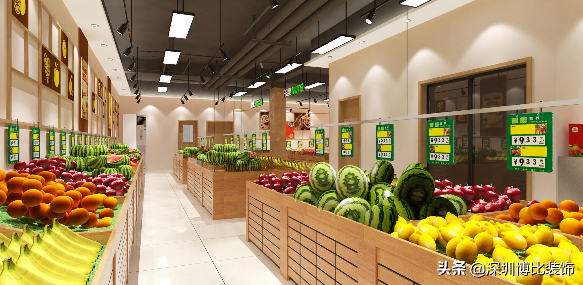 復古藏店裝修圖片_水果超市裝修圖片_水果店裝修圖片